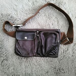 ROOTS TRIBE LEATHER POUCH